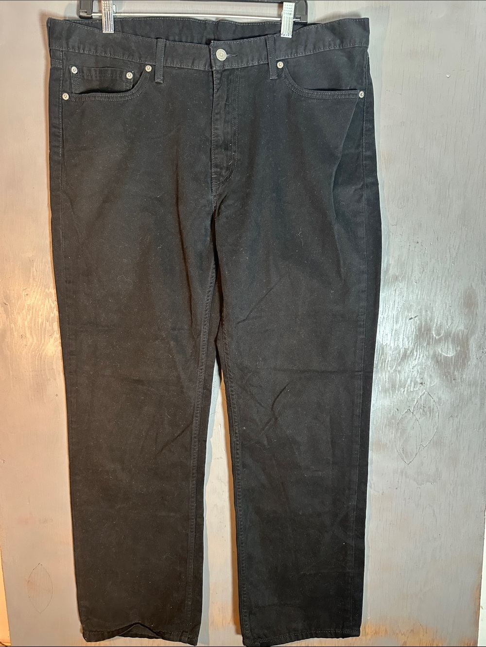 Levi's Black Straight-Leg Chinos